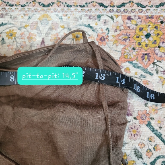 NWT RUMER Dress | Size S | The Mecca Midi in Mocha | Cinched Sides | Sid… - Picture 10 of 13